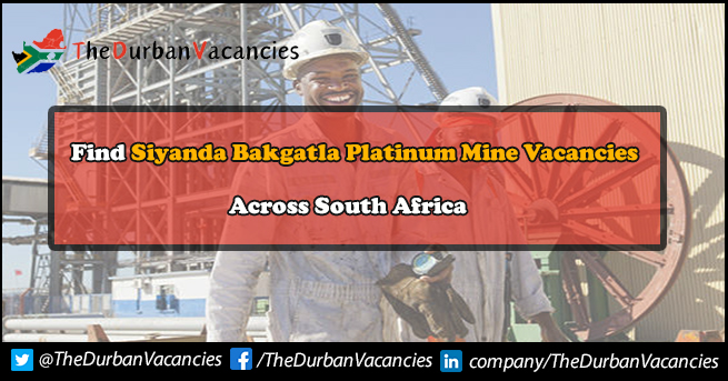 Siyanda Bakgatla Vacancies Hiring For Shaft Timbermen Siyanda Bakgatla Vacancies Hiring For Shaft Timbermen