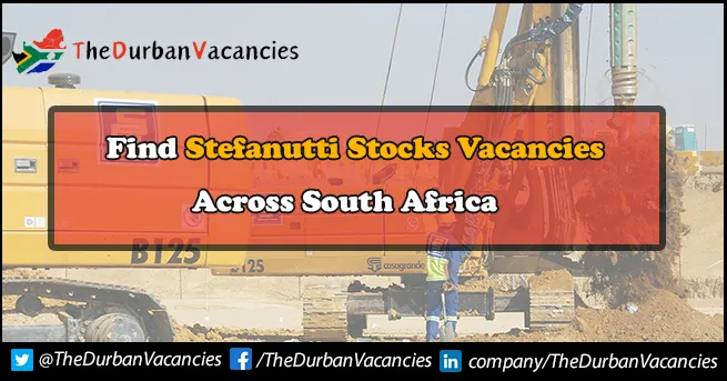 Stefanutti Stocks Vacancies