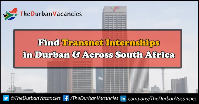 Transnet Internships Are Currently Available For General Workers Transnet Internships